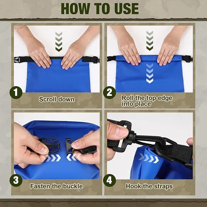1 Set Bear Food Bag for Camping Ultralight Food Bag Hanging System Includes Waterproof Bear Bag, Nylon Ropes, Hooks for Camping Backpacking