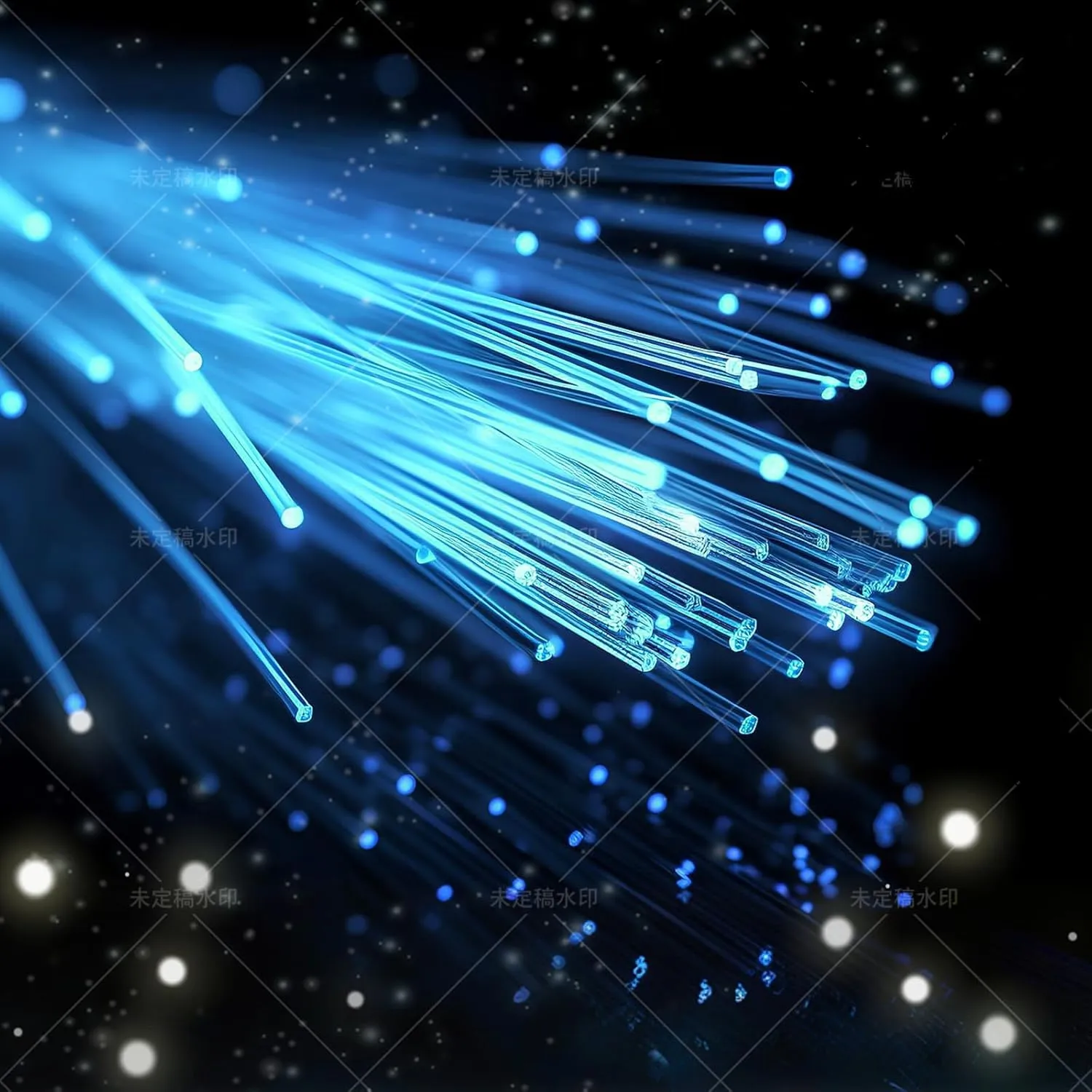 18 PCS Blue Fiber Optic Wands Glow Sticks, Light Up Wands,Glow in The Dark Party, Fiber Optic Lights, Flashing Light Sticks for Wedding, Concerts, Clubs,Halloween,Christmas