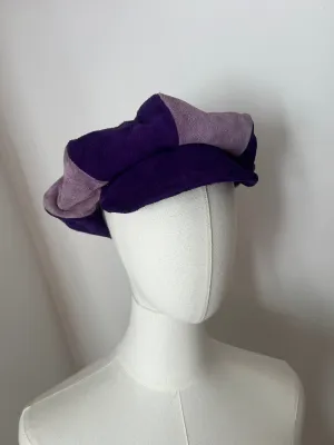 1960s Patchwork Baker Boy Cap