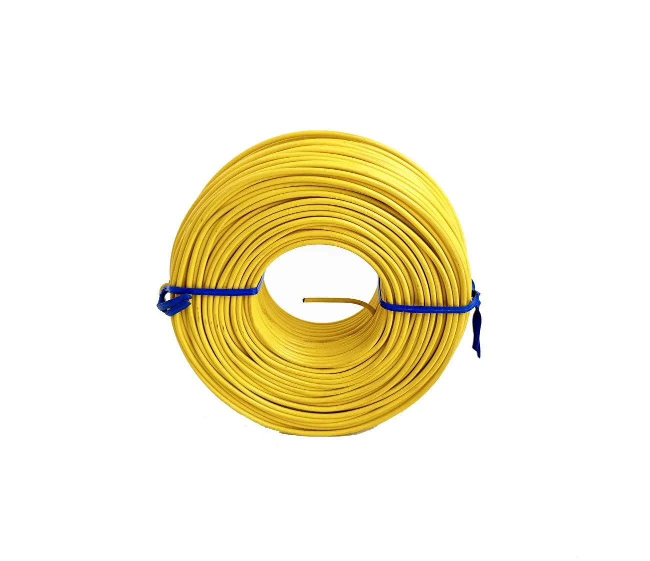 23-655 5 Pack 230ft. 16 Gauge Reinforcement Coil Yellow PVC Coated Tie Wire