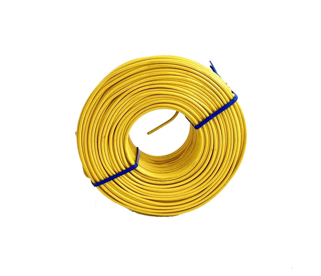 23-655 5 Pack 230ft. 16 Gauge Reinforcement Coil Yellow PVC Coated Tie Wire