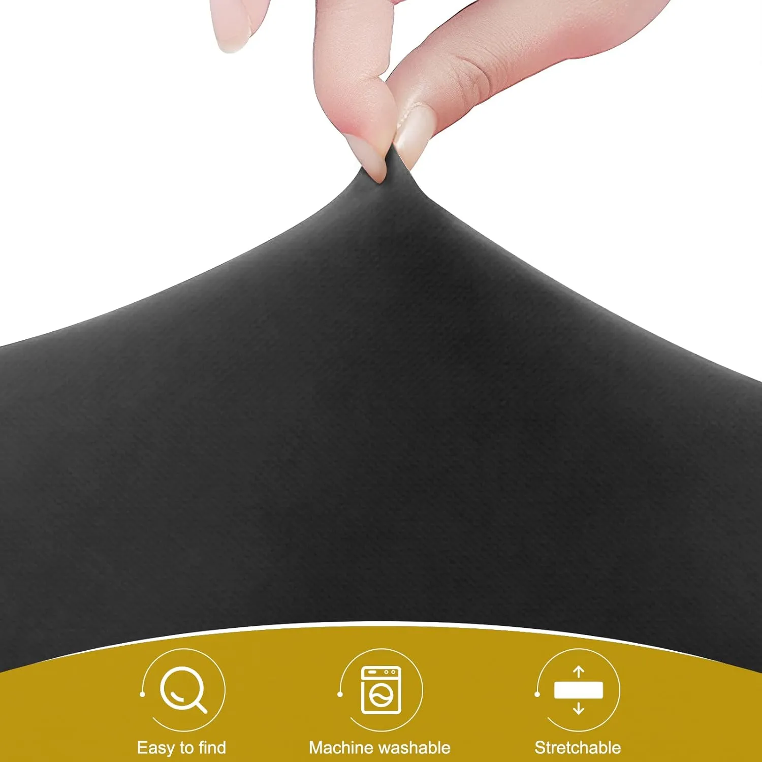 28 Inch PVC Luggage Protector Covers for TSA Approved Clear Suitcase Cover Protector Transparent Luggage Protective Cover Set (Black, Suitable for 28"-29")