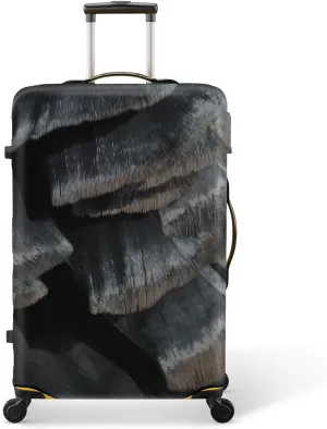 28 Inch PVC Luggage Protector Covers for TSA Approved Clear Suitcase Cover Protector Transparent Luggage Protective Cover Set (Painting, Suitable for 28"-29")