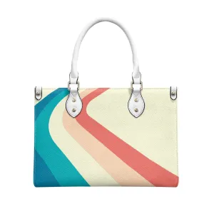 70s Groovy Handbag, 70s style bag, Retro Handbag, Hippie Stripe Handbag, Multicolor Stripe handbag, Vintage style handbag, 70s style handbag
