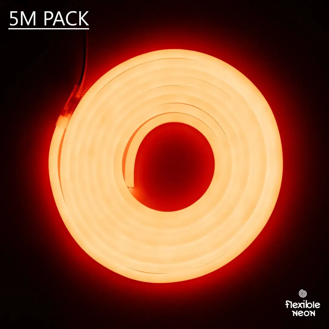 8x10x16 PVC Flex (5mtr) Tangerine Orange
