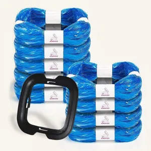 9 pcs Universal Cat Litter Refills Bag Litter Refills Compatible with Your Litter Refill Cartridge for Litter Genie  （Disposable Cap Included）