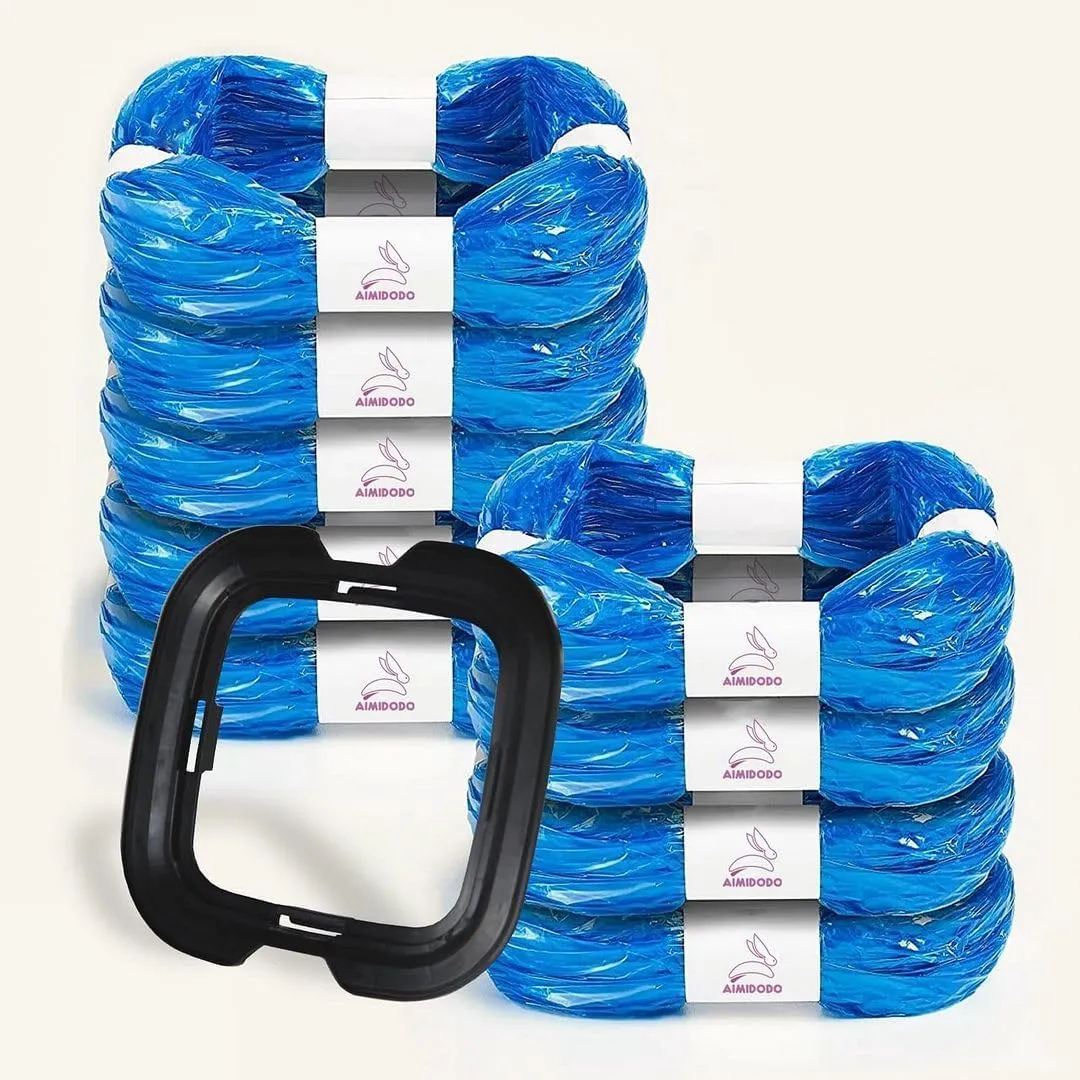 9 pcs Universal Cat Litter Refills Bag Litter Refills Compatible with Your Litter Refill Cartridge for Litter Genie  （Disposable Cap Included）