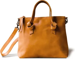 ABLE Clothing Leather Tote Bag for Women,Stylish, Handcrafted, Accessory and Utility Tote Bag with Drop Straps
