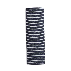 aden   anais Snuggle Knit Baby Swaddle Blanket for Newborn Girl and Boy, Versatile Stroller Cover, Burp Cloth, Nursing Shield, 47 x 47 Inch, Navy Stripe