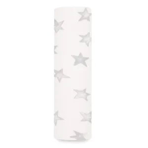 aden   anais Snuggle Knit Baby Swaddle Blanket for Newborn Girl and Boy, Versatile Stroller Cover, Burp Cloth, Nursing Shield, 47 x 47 Inch, Star