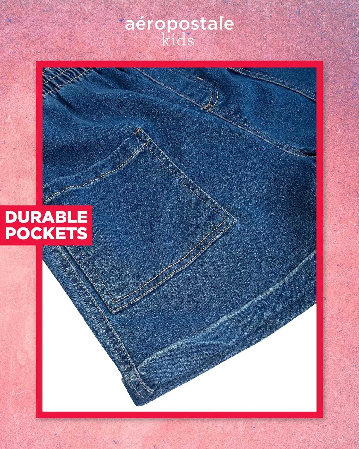 AEROPOSTALE Girls Shorts Set - 2 Piece Short Sleeve Graphic Tee and Paperbag Twill or Denim Shorts Outfits for Girls (7-12)