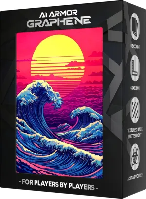 Ai Armor Graphene Series (Great Neon Retro Wave) - 105ct Textured Matte TCG/MTG Art Sleeves