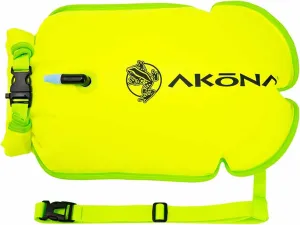 AKONA Snorkel and Swim Buoy to keep your valuables with you while in the water (Neon Yellow)