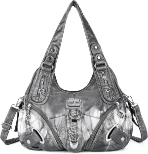 Angelkiss Hobo Purses and handbags for Women Satchel Handbag Women Purses Large Daily Shoulder Bags