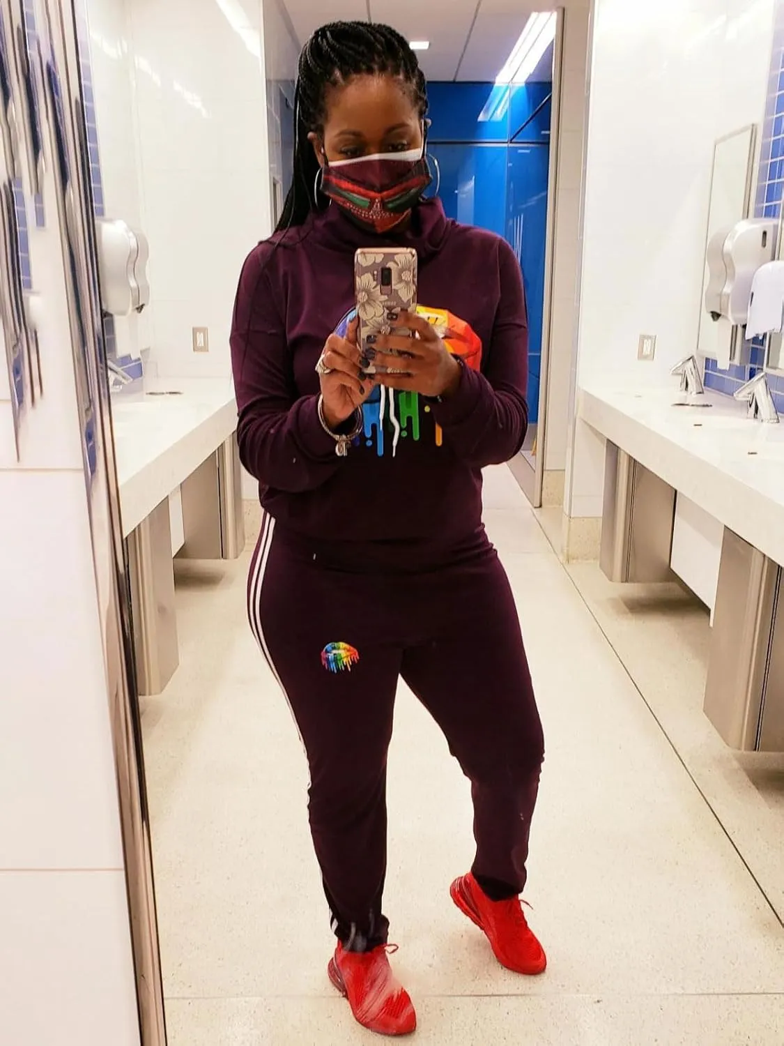 Angsuttc Womens Casual 2 Piece Tracksuit Outfits Long Sleeve Pullover Sweatshirt Jogger Pants Sweatsuits Set
