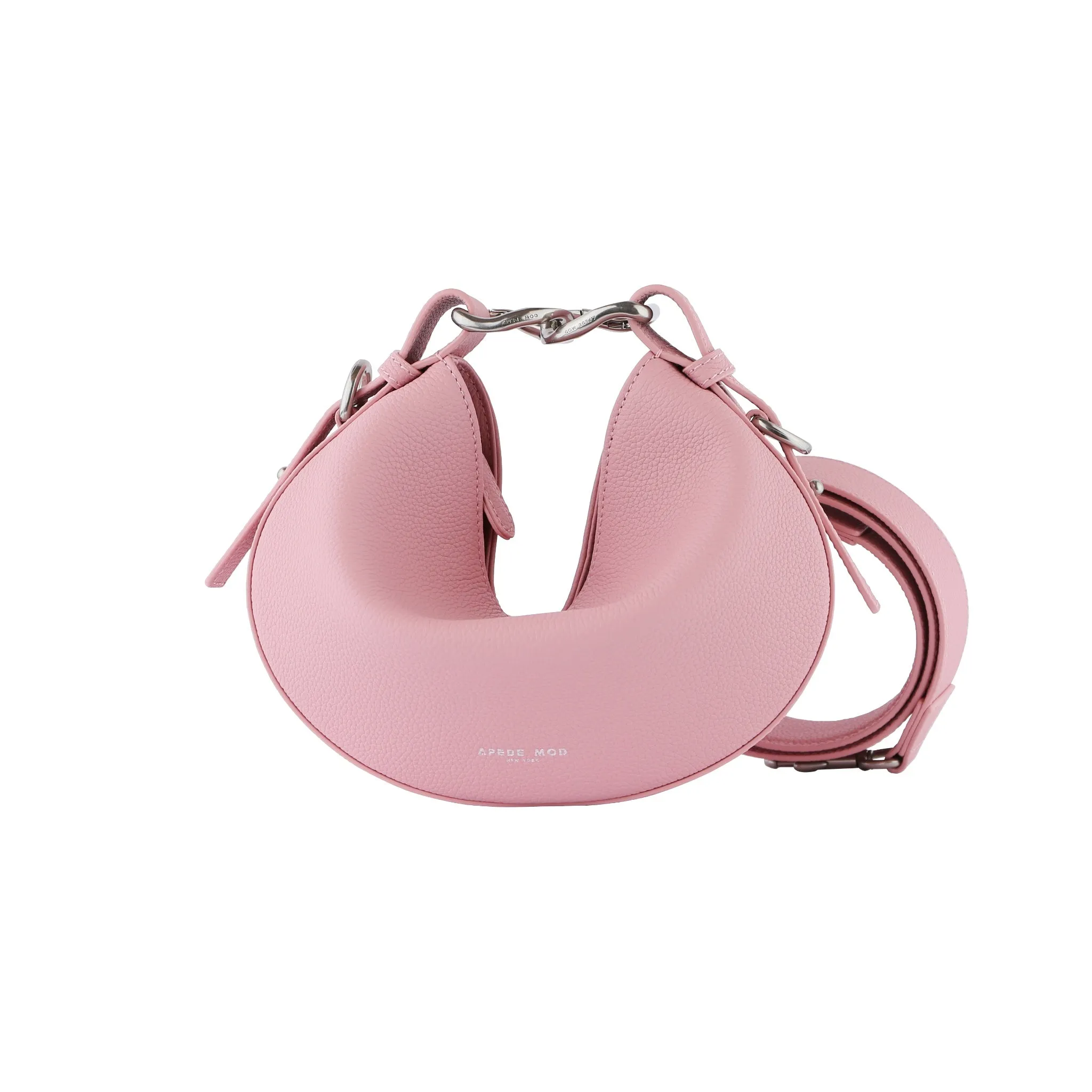 APEDE MOD Pearl Blush Grained Yuan Bao Bag