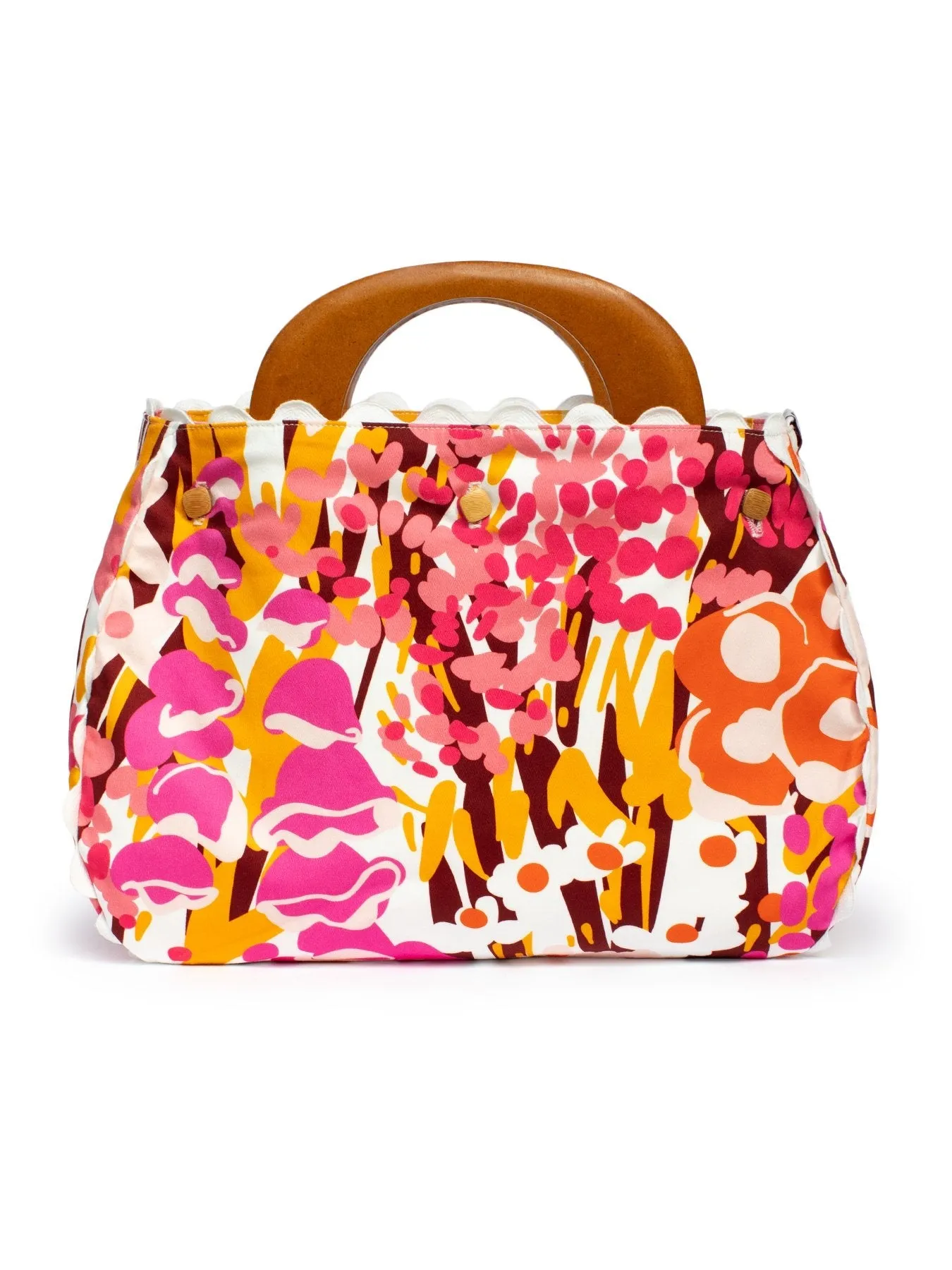 BAG COVER Queen's Garden Pink & Seagrass Yellow