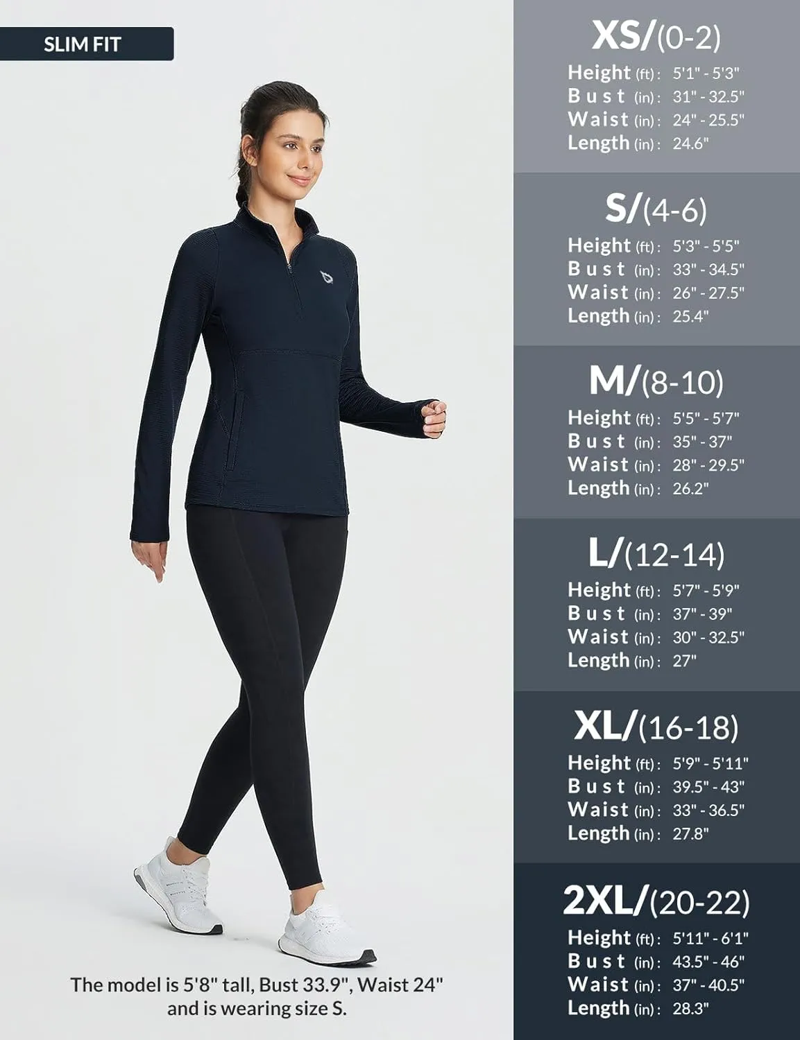 baleaf Women's Fleece Running Jackets Half Zip Pullover Thermal Shirts Athletic Cold Weather Gear Winter Zip Pockets