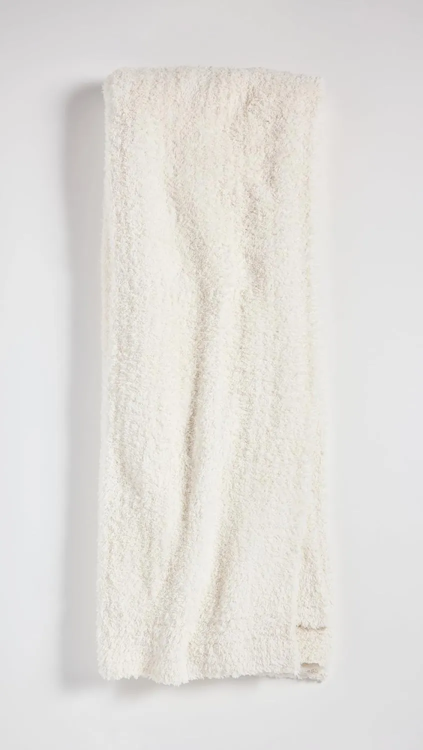 Barefoot Dreams Women's CozyChic Throw, Cream, Off White, One Size