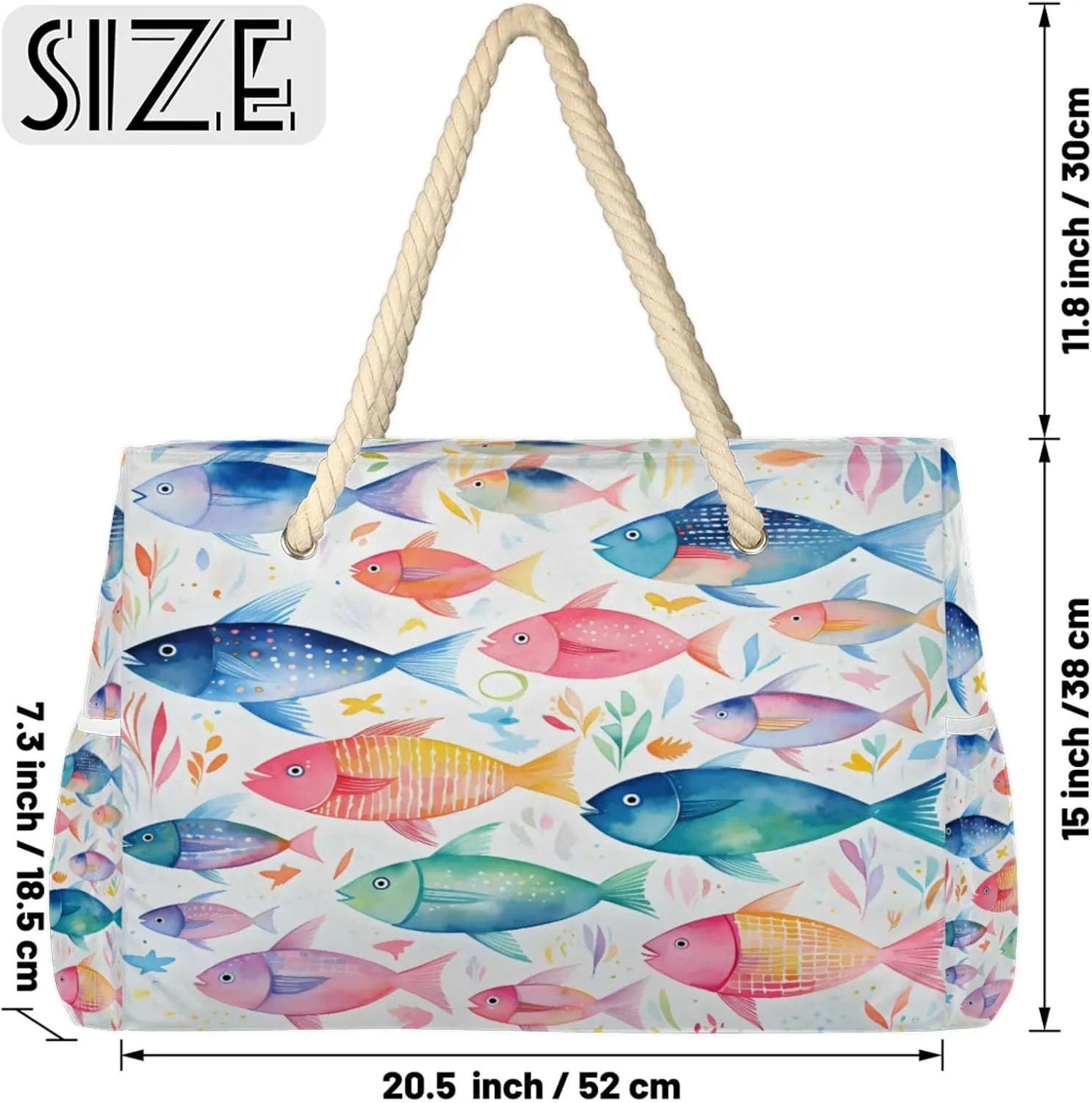Beach Bags for Women Large Beach Tote Bag, Waterproof Sandproof Swim Pool Bag with Zipper