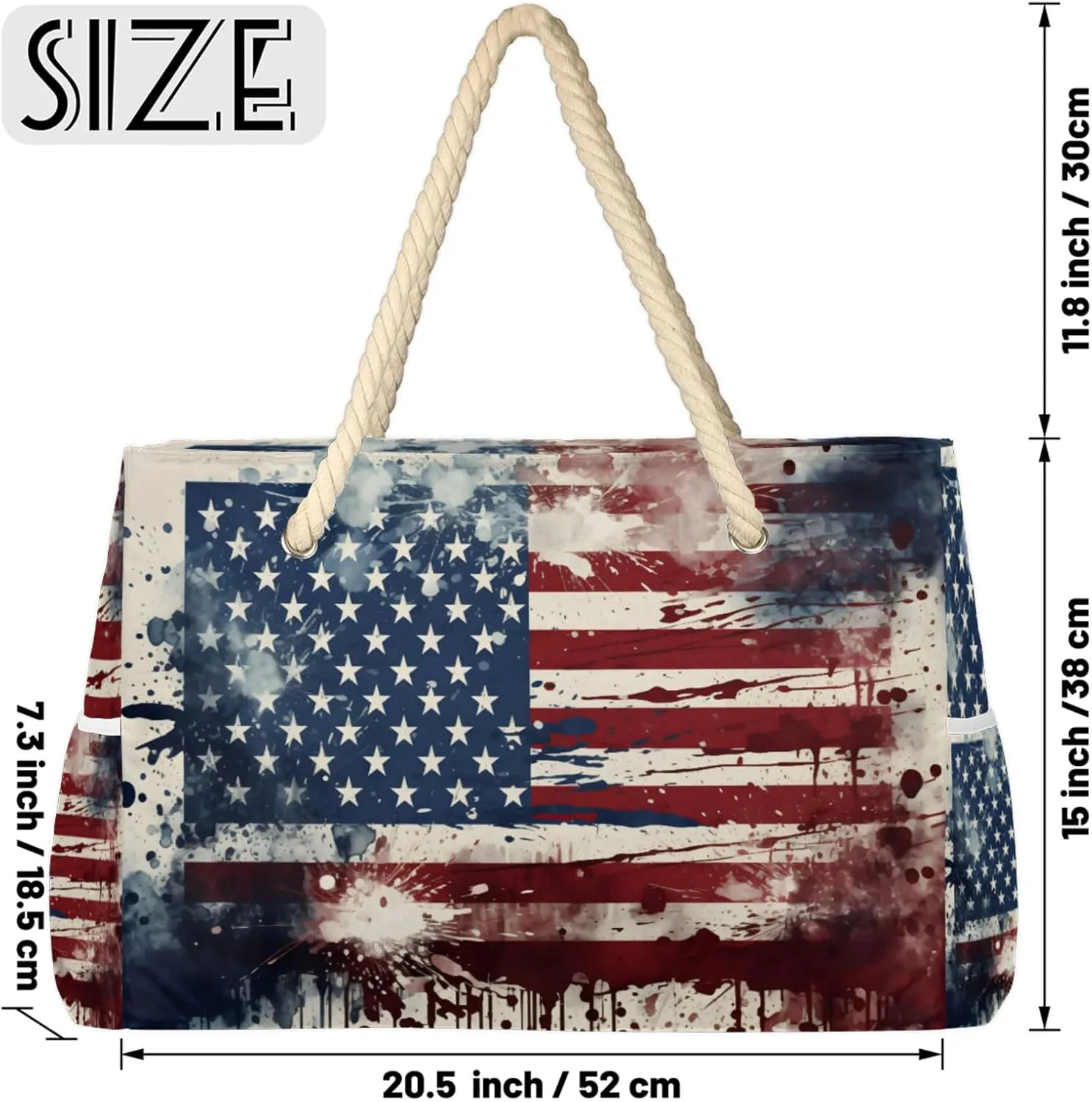Beach Bags for Women Large Beach Tote Bag, Waterproof Sandproof Swim Pool Bag with Zipper