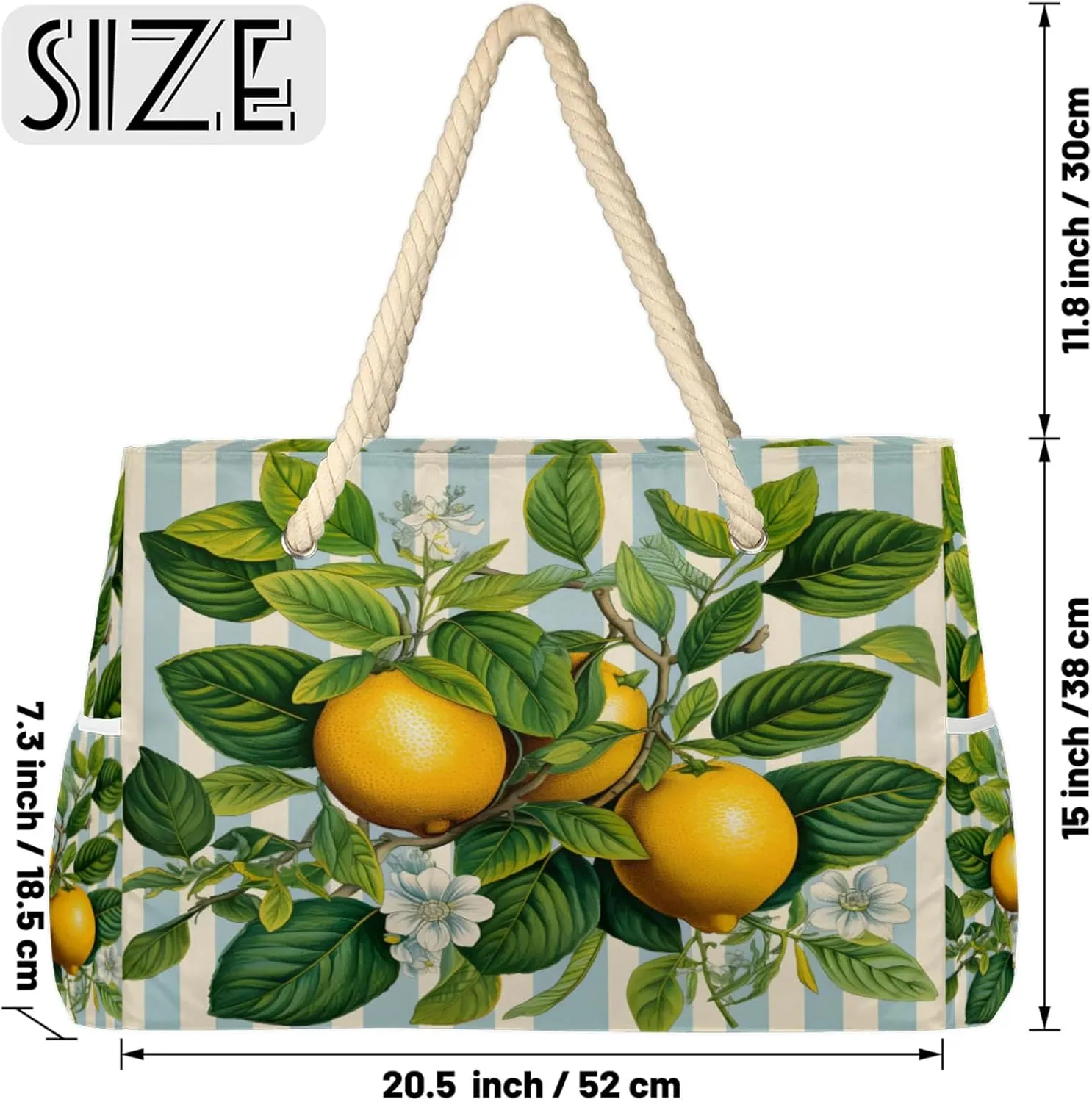Beach Bags for Women Large Beach Tote Bag, Waterproof Sandproof Swim Pool Bag with Zipper