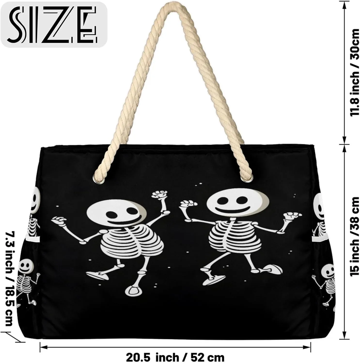 Beach Bags for Women Large Beach Tote Bag, Waterproof Sandproof Swim Pool Bag with Zipper