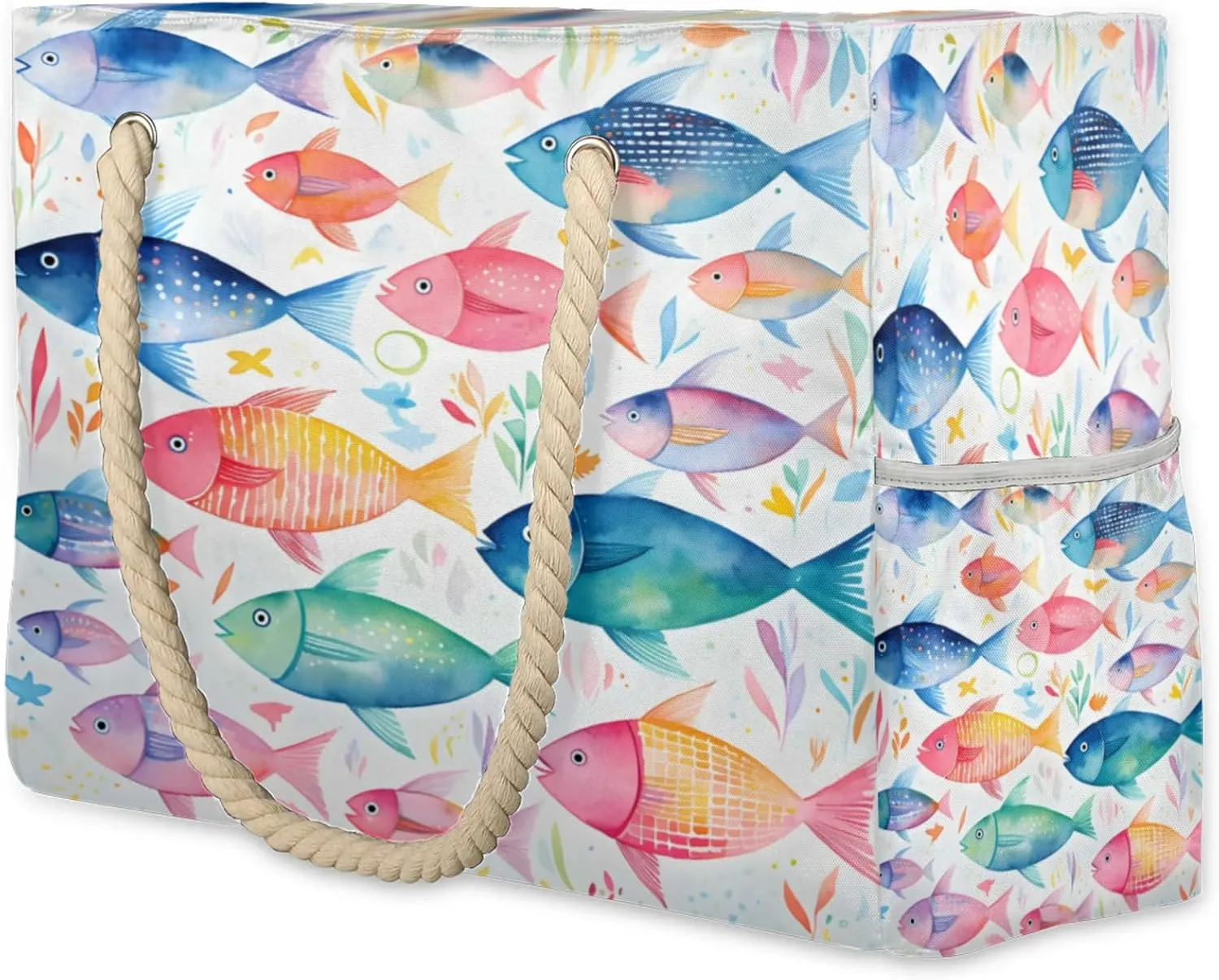 Beach Bags for Women Large Beach Tote Bag, Waterproof Sandproof Swim Pool Bag with Zipper