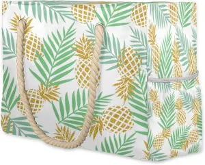 Beach Bags for Women Large Beach Tote Bag, Waterproof Sandproof Swim Pool Bag with Zipper
