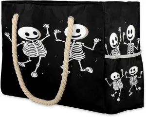 Beach Bags for Women Large Beach Tote Bag, Waterproof Sandproof Swim Pool Bag with Zipper