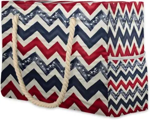 Beach Bags for Women Large Beach Tote Bag, Waterproof Sandproof Swim Pool Bag with Zipper
