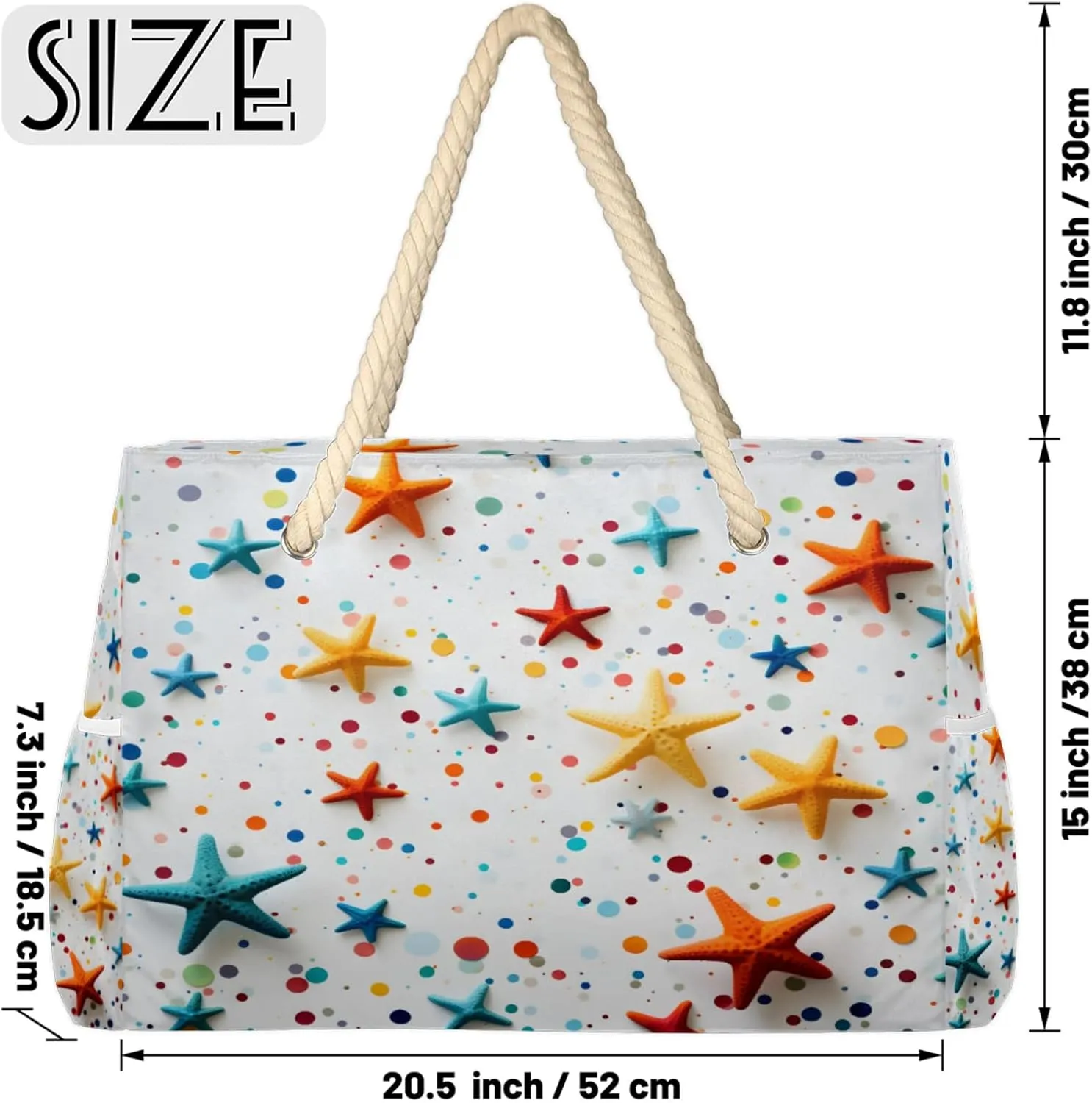 Beach Bags for Women Large Beach Tote Bag, Waterproof Sandproof Swim Pool Bag with Zipper