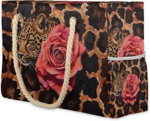 Beach Bags for Women Large Beach Tote Bag with Zipper Waterproof Sandproof Swim Pool Bag