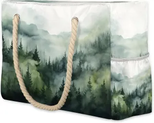 Beach Bags for Women Large Beach Tote Bag with Zipper Waterproof Sandproof Swim Pool Bag