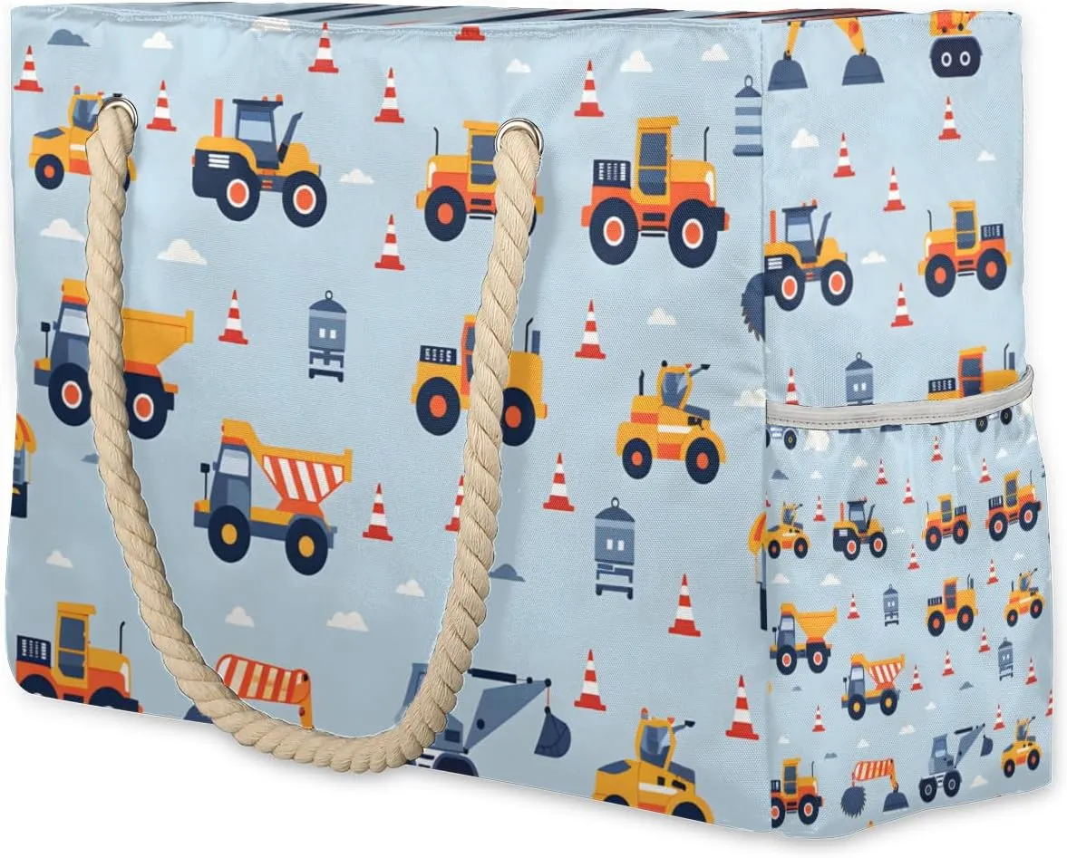 Beach Bags for Women Large Beach Tote Bag with Zipper Waterproof Sandproof Swim Pool Bag