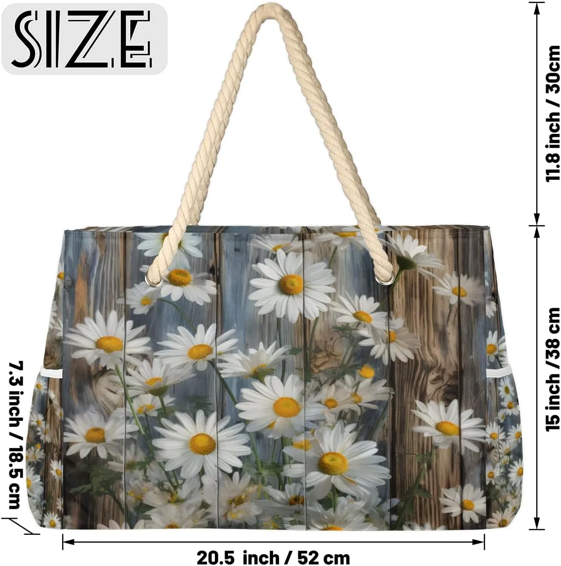 Beach Bags for Women Large Beach Tote Bag with Zipper Waterproof Sandproof Swim Pool Bag
