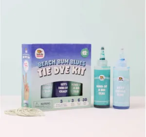 Beach Bum Blues: Tie Dye Kit (3-Pack) | Doodle Hog