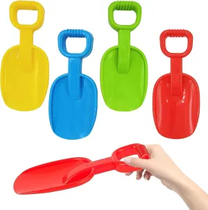 Beach Toys Sand Shovel Day Play Set, 10.5" Inch Shovel, Birthday Treats for Boys and Girls (8-Pack)