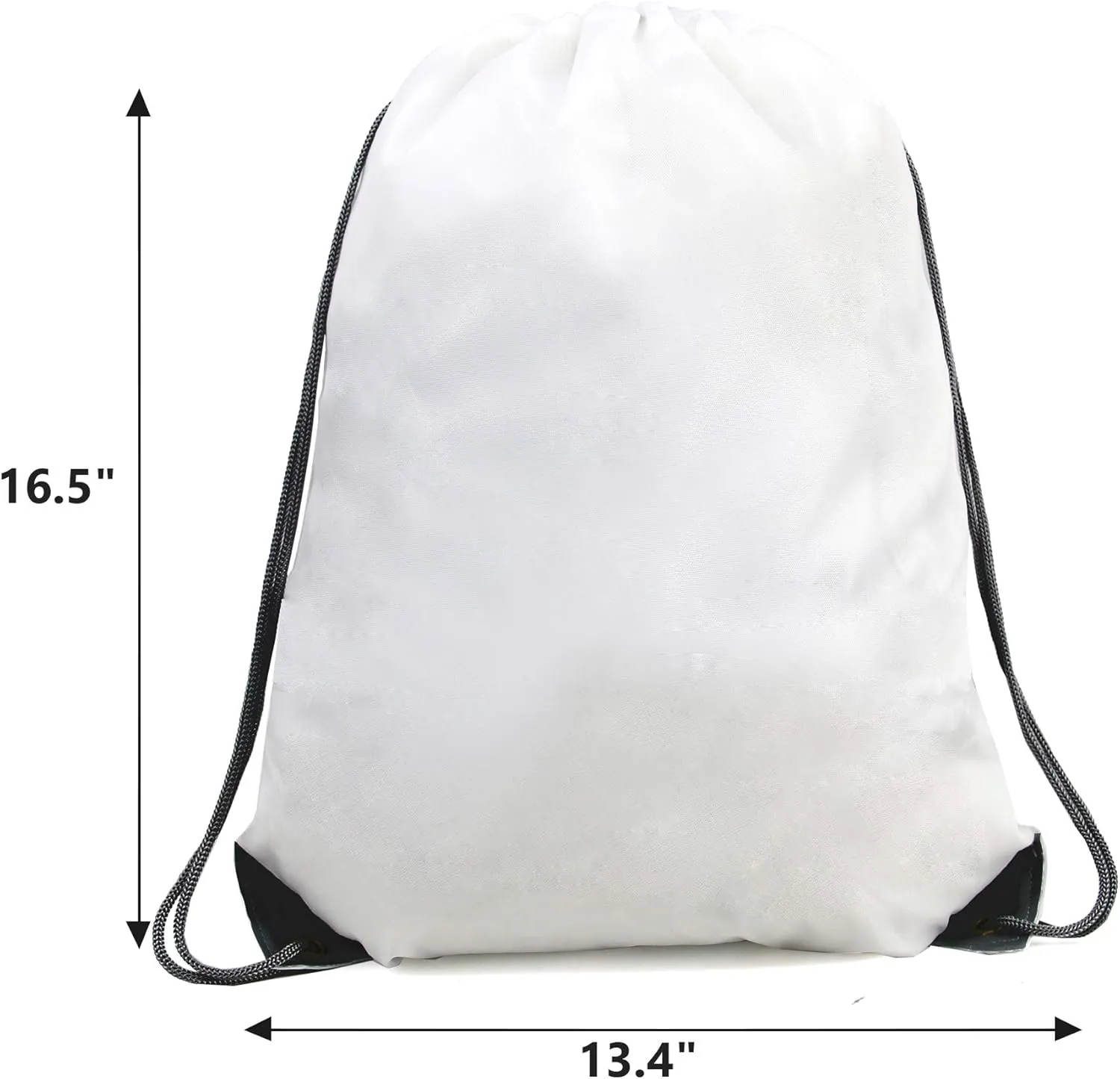 BeeGreen Drawstring Backpack Bags 20,30,50 Packs Reflective String Bags for Gym Sport Trip Cinch Sack DIY for Women Men