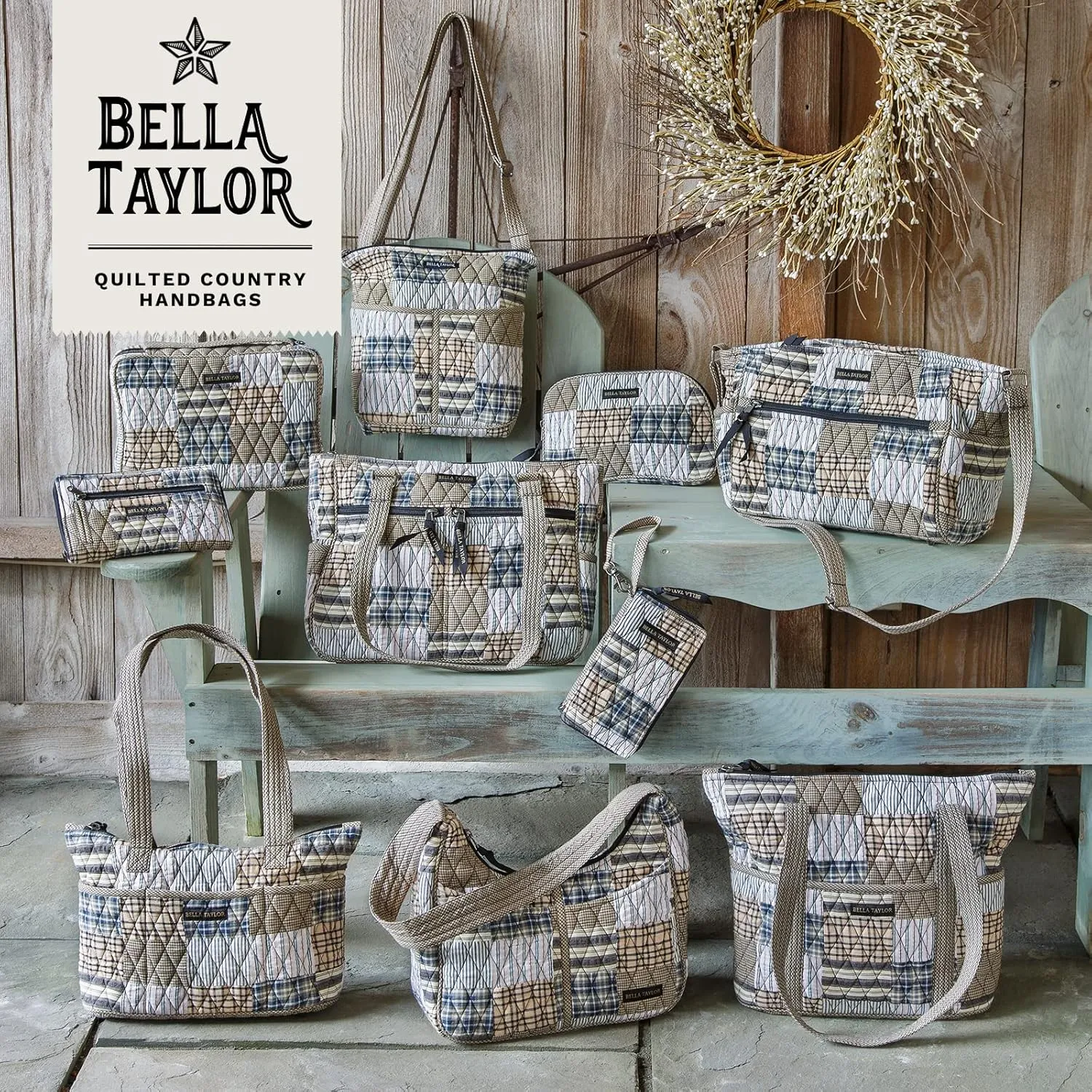 Bella Taylor Wrist Strap Wallet for Women | Multi Card Zip Around Wallet with RFID Protection and Wristlet Strap