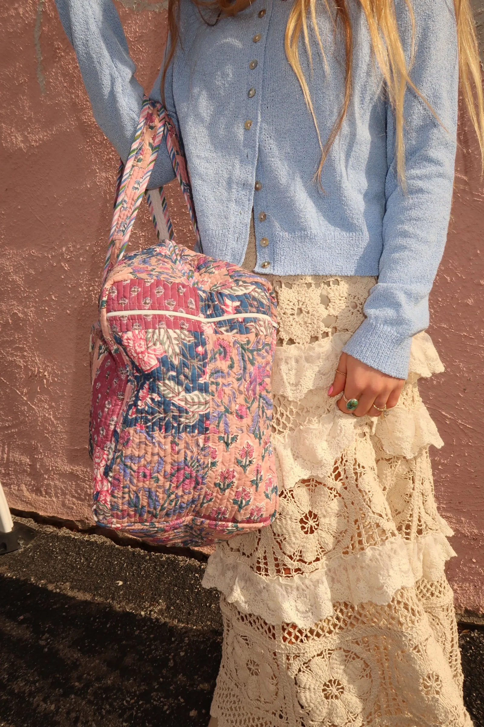 Benny Quilted Duffle Bag