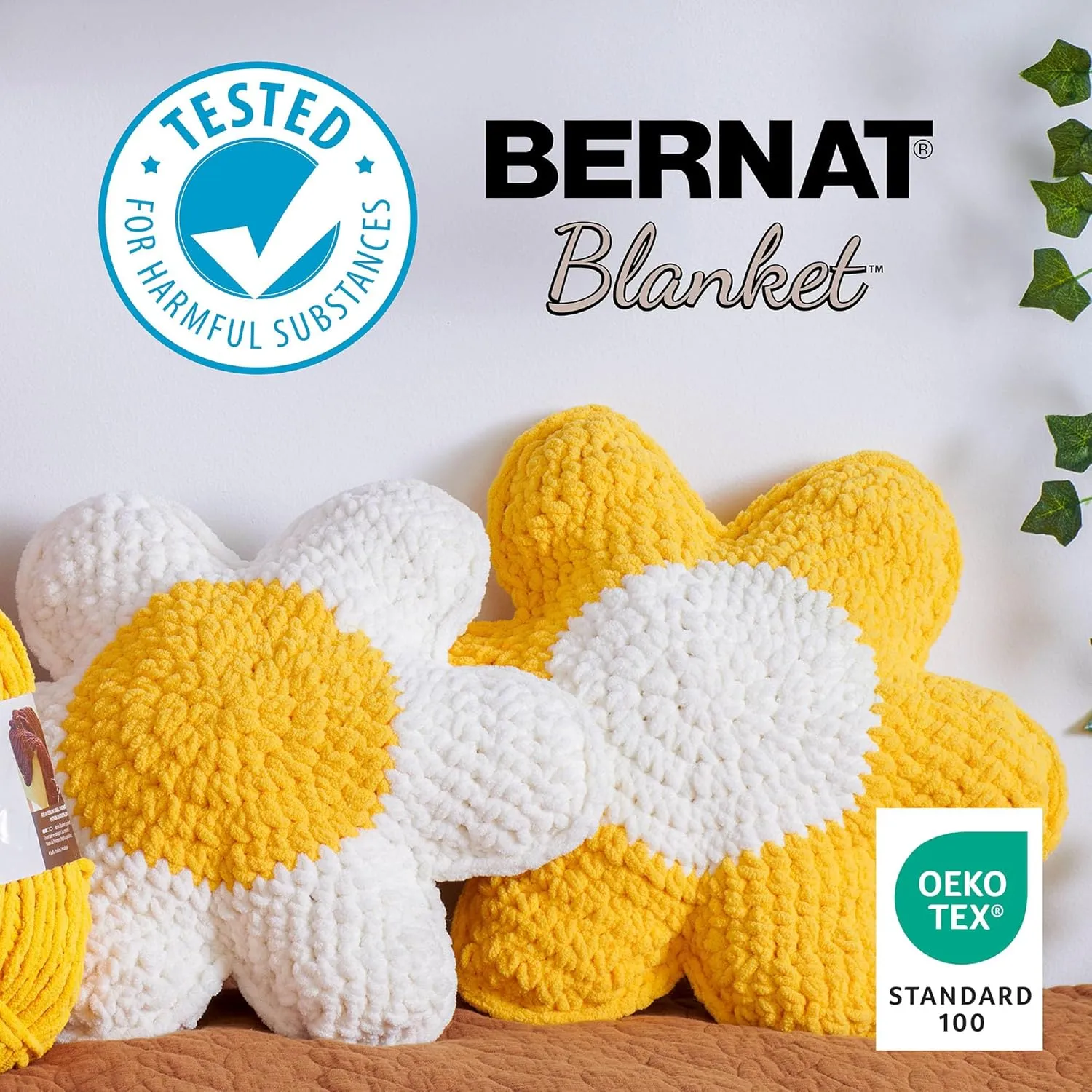 Bernat Blanket - 2 Pack of 220 Yards/10.5 oz Lotus 100% Polyester Yarn