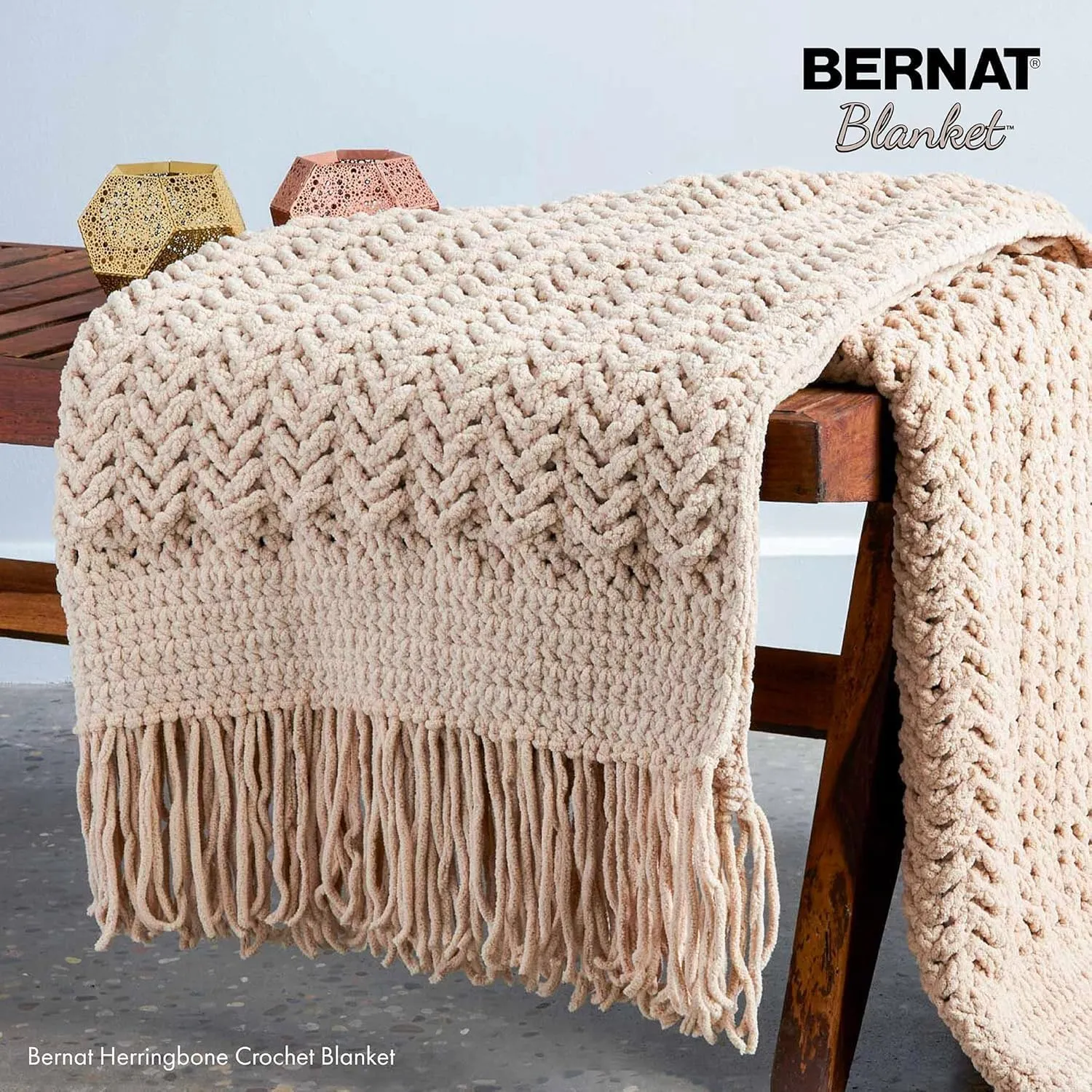 Bernat Blanket Plum Fields Yarn - 2 Pack of 300g/10.5oz - Polyester - 6 Super Bulky - 220 Yards - Knitting/Crochet