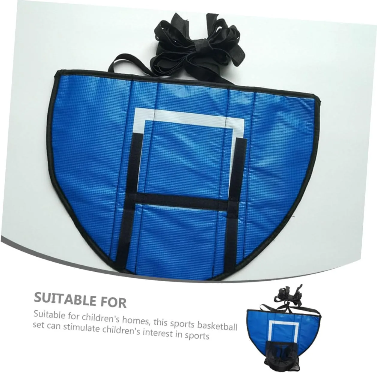 BESTonZON Indoor Basketball Hoop for Trampoline Fun Sports Experience for Frame Suitable for Various Ages Promotes