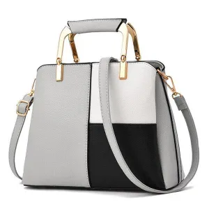 Black/White/Grey Colors Block Patchwork Grab Bag