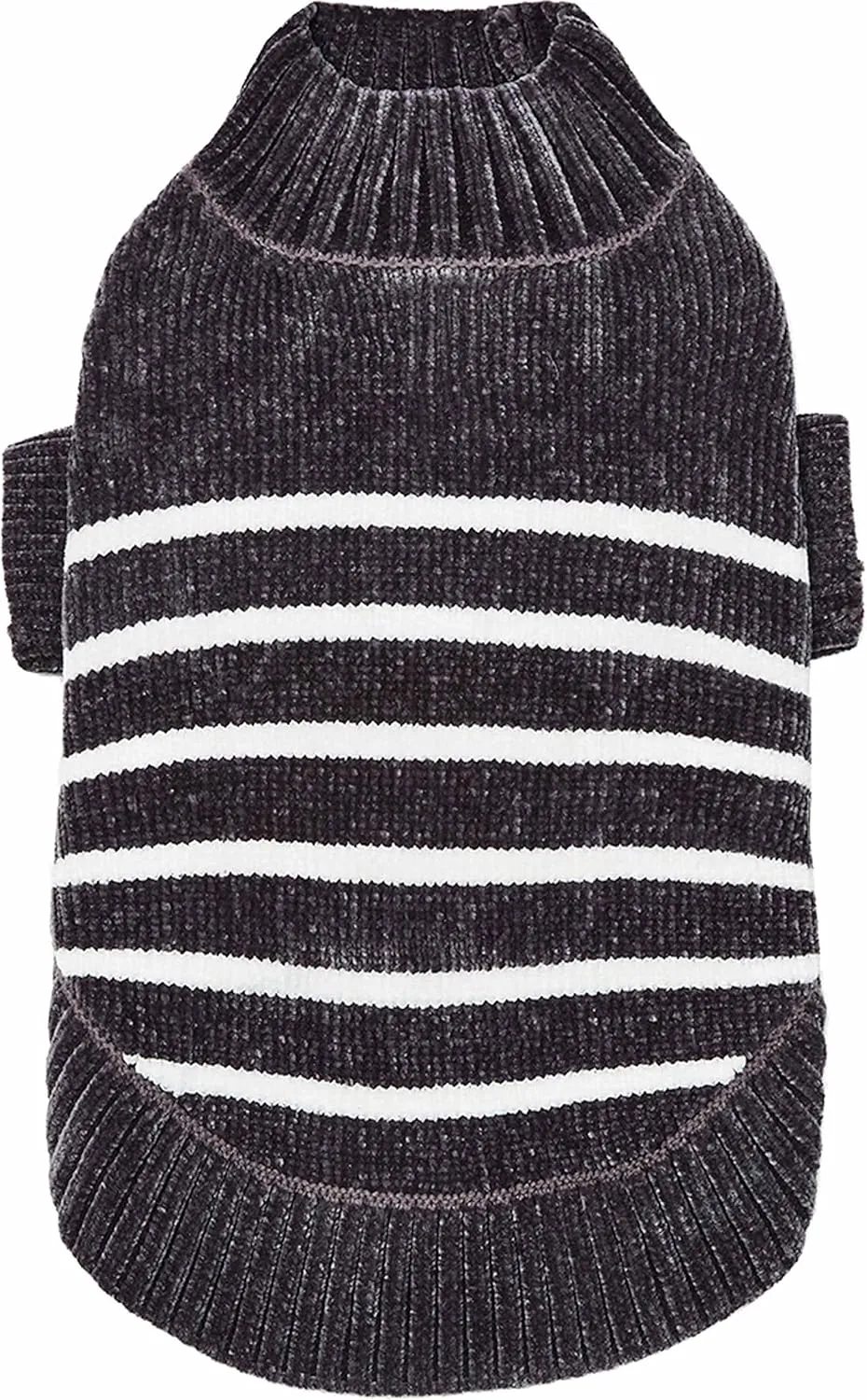 Blueberry Pet Grey Ultra Soft Dog Coat, Warm SM Coz Dog Fleece Sweater for Small Dogs, Winter