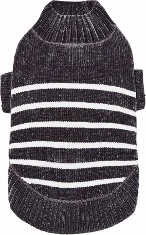 Blueberry Pet Grey Ultra Soft Dog Coat, Warm SM Coz Dog Fleece Sweater for Small Dogs, Winter