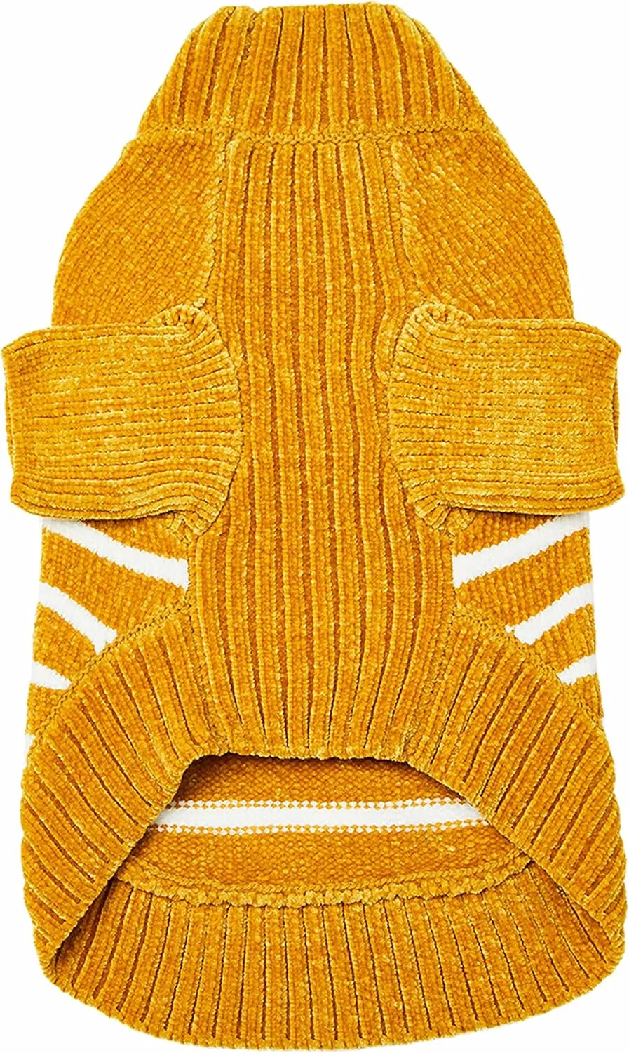 Blueberry Pet Ultra Soft Dog Sweater, Mustard, 10"- Warm Dog Coat for Winter, Coz Dog Sweaters, Small Dog Coat, Soft Dog Fleece Sweater for Small Dog