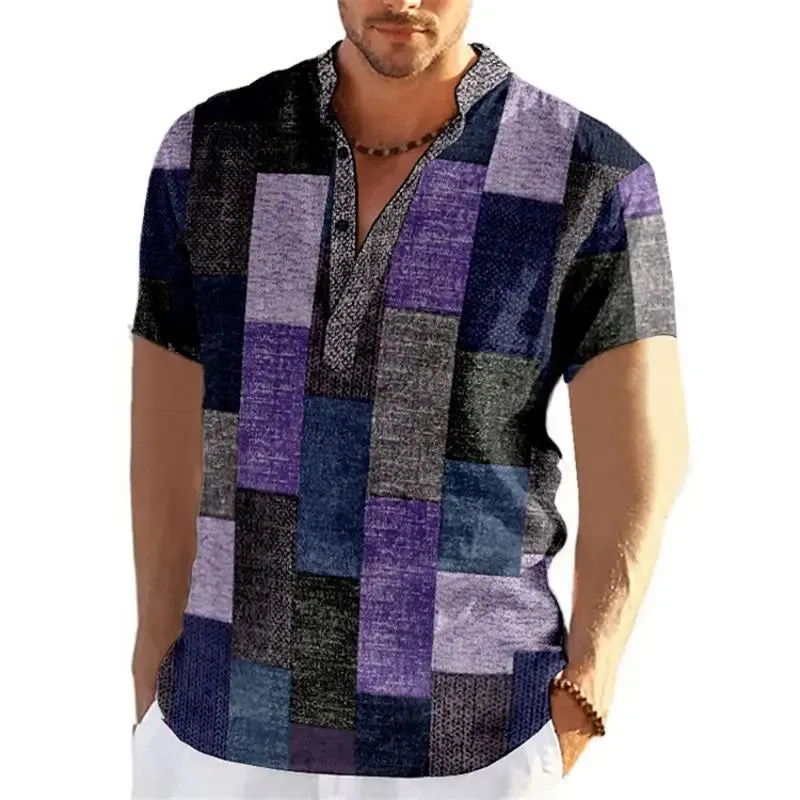 Boho Patchwork Print Shirt