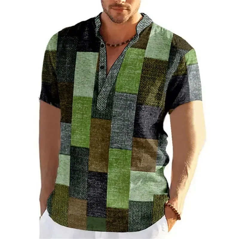 Boho Patchwork Print Shirt
